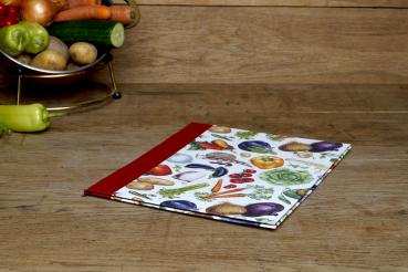 Preview: Binder with vegetable motif